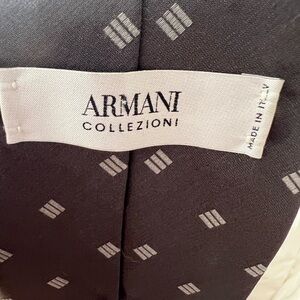 Multi pattern Armani Gray Tie